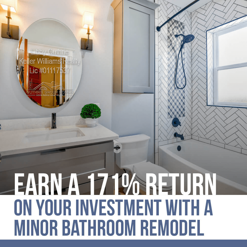 Earn a 171% ROI with a Bathroom Remodel