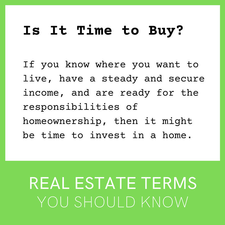 Is It Time to Buy?
