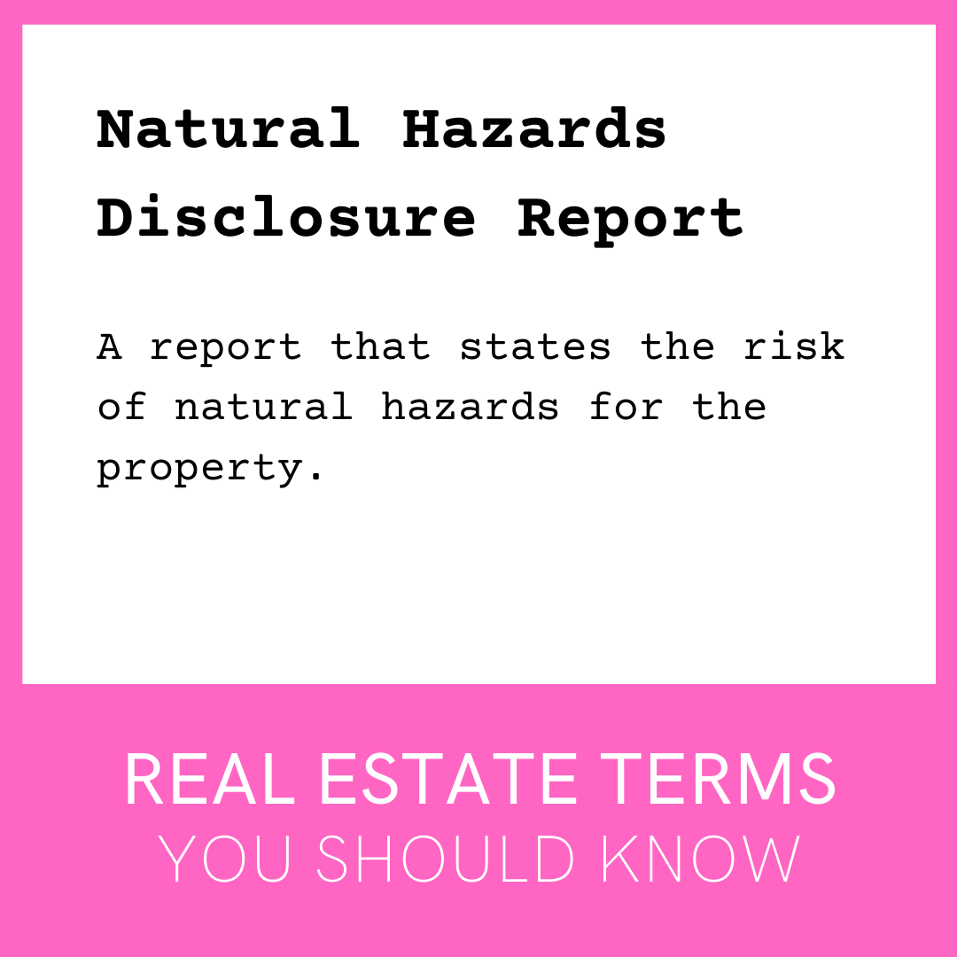 Natural Hazards Report